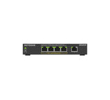 NETGEAR GS305P Unmanaged Gigabit Ethernet (10/100/1000) Power over Ethernet (PoE) Desktop/Wall-Mounting Black