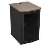 Middle Atlantic BGR-25SA27MDK-E1 Rolling Presentation Rack with Kensington Maple Top