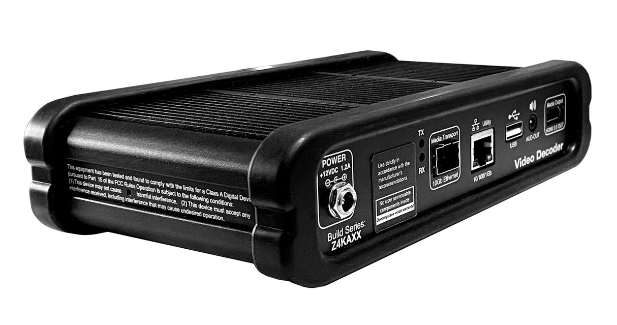 ZeeVee Z4KDECF3XS video decoder 2 channels 4096 x 2160 pixels