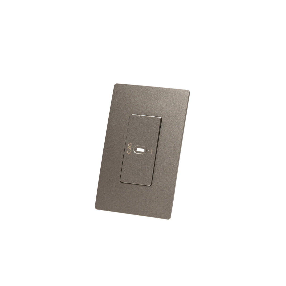 C2G Decorative Wall Plate and Face Plate for USB Camera Extender & Superbooster-Nickel