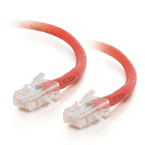 C2G Cat6, 3ft. networking cable Red 0.9 m