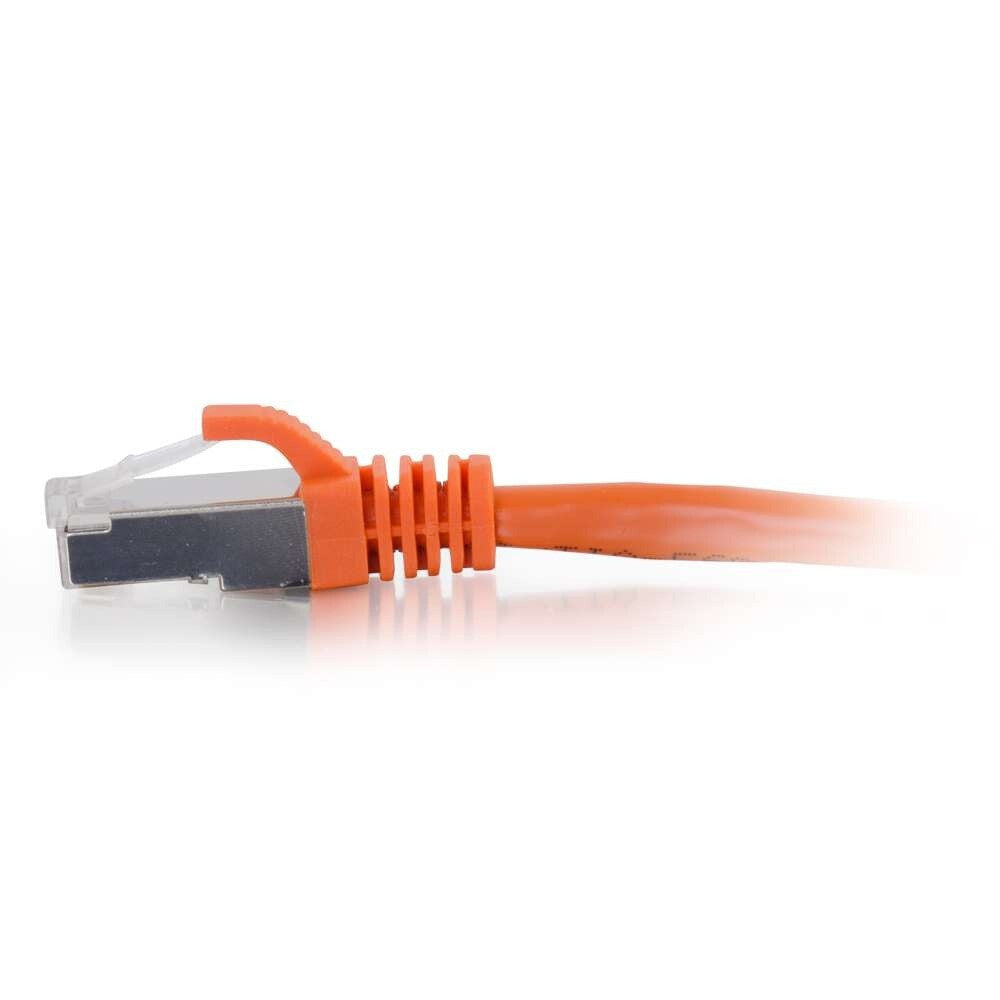 C2G 5ft (1.5m) Cat6 Snagless Shielded STP Ethernet Network Patch Cable - Orange