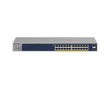 NETGEAR GS724TPv3 Managed L2/L3/L4 Gigabit Ethernet (10/100/1000) Power over Ethernet (PoE) 1U Grey, Blue