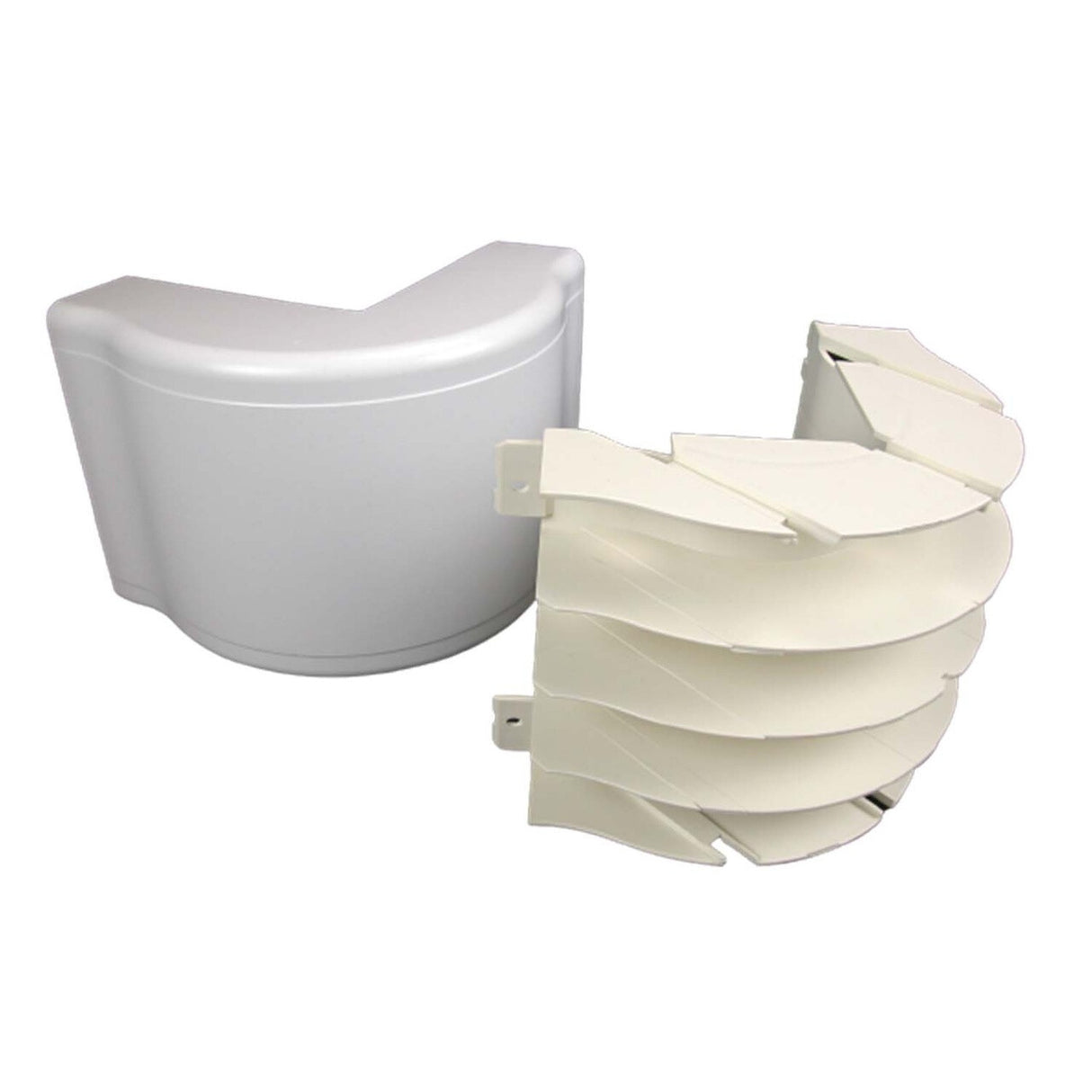 WIREMOLD 5418FO-WH 5400 Radiused Full Capacity External Elbow Fitting in White