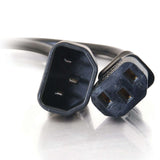 C2G 4ft (1.2m) 16 AWG 250 Volt Computer Power Extension Cord (IEC320C14 to IEC320C13) (TAA Compliant)