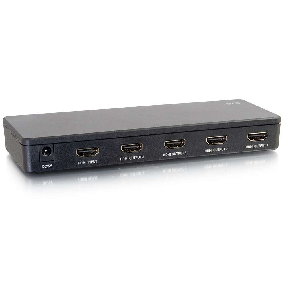 C2G 4-Port HDMI® Distribution Amplifier Splitter - 4K 30Hz