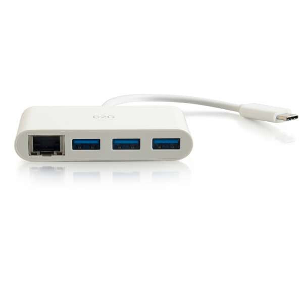 C2G 29746 laptop dock/port replicator USB 3.2 Gen 1 (3.1 Gen 1) Type-C White