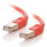 C2G Cat5E, 7ft networking cable Red 2.13 m