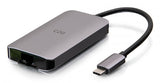 C2G USB-C 4-in-1 Mini Dock with HDMI, USB-A, Ethernet, and USB-C Power Delivery up to 100W - 4K 30Hz