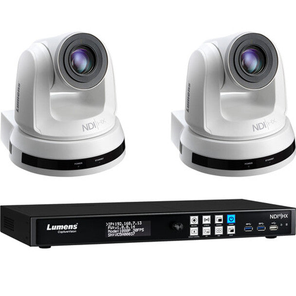 LC100N CaptureVision System and x2 VC-A51PNW Camera Bundle (White)