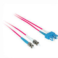 C2G 10m ST/SC Duplex 50/125 Multimode Fiber Patch Cable InfiniBand/fibre optic cable Red