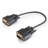 C2G 50ft (15.2m) DB9 M/F Serial RS232 Extension Cable - Black