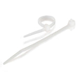 C2G 6in Cable Tie Multipack - 100 Pack - White