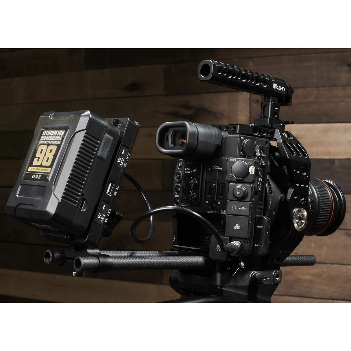 ikan STR-PWR-DTAP-LEMO camera cable 0.5 m Black