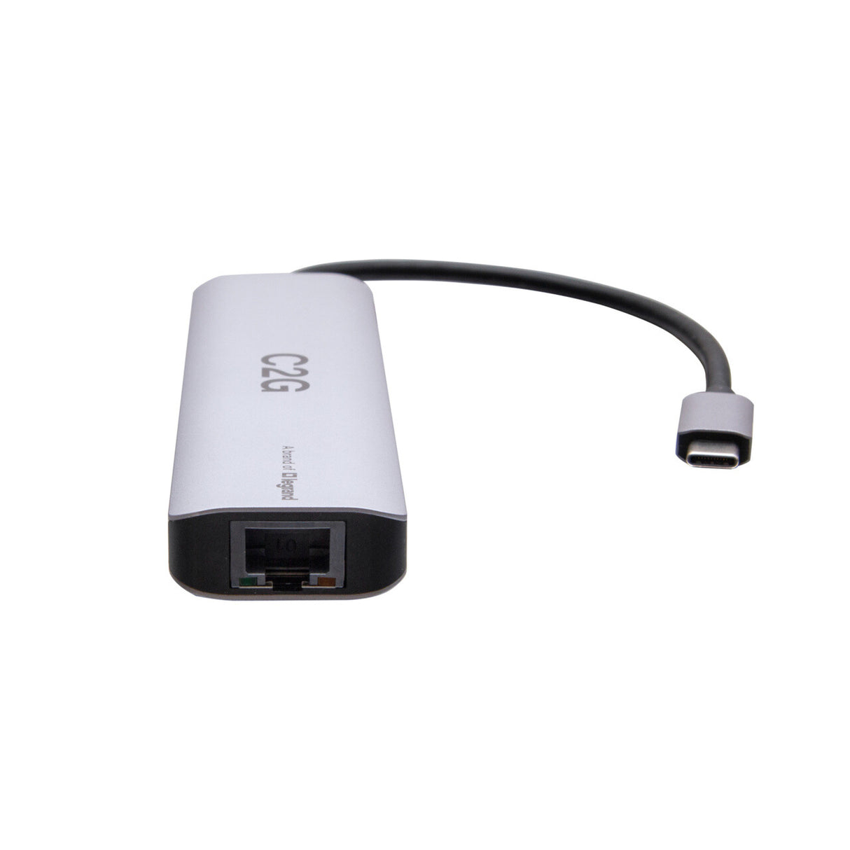 C2G USB-C® to HDMI®, USB-A, SD Card Reader, Ethernet, and USB-C® Mini Docking Station – 4K 60Hz - Gray