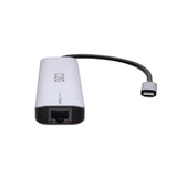 C2G USB-C® to HDMI®, USB-A, SD Card Reader, Ethernet, and USB-C® Mini Docking Station – 4K 60Hz - Gray