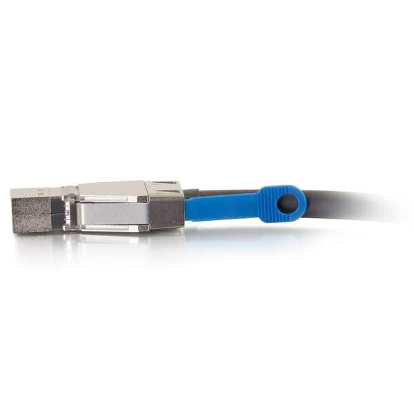 C2G 54255 Serial Attached SCSI (SAS) cable 1 m Black, Metallic