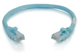 C2G 6" Cat6a UTP networking cable Blue 0.15 m U/UTP (UTP)