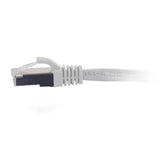 C2G 25ft Cat6a networking cable White 7.6 m S/FTP (S-STP)