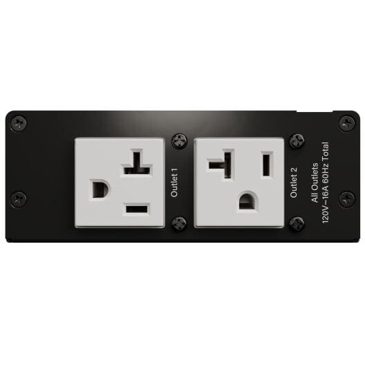 Middle Atlantic Products PDX-220C power distribution unit (PDU) 2 AC outlet(s) 0U Black, White
