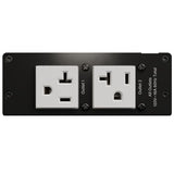 Middle Atlantic Products PDX-220C power distribution unit (PDU) 2 AC outlet(s) 0U Black, White