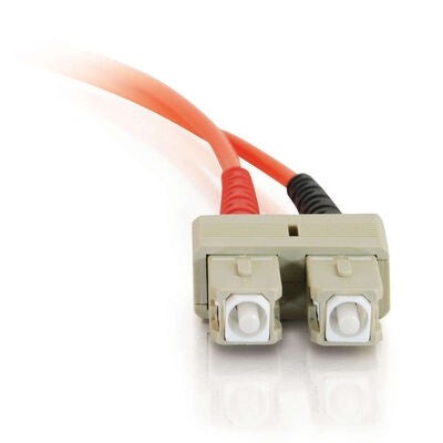 C2G 15m SC/SC Plenum-Rated Duplex 62.5/125 Multimode Fiber Patch Cable InfiniBand/fibre optic cable Orange