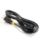 C2G 6ft (1.8m) 18 AWG Universal Right Angle Power Cord (NEMA 5-15P to IEC320C13R)