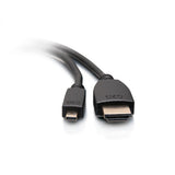C2G 10ft (3m) Standard Speed HDMI® to Micro HDMI Cable with Ethernet - 1080p