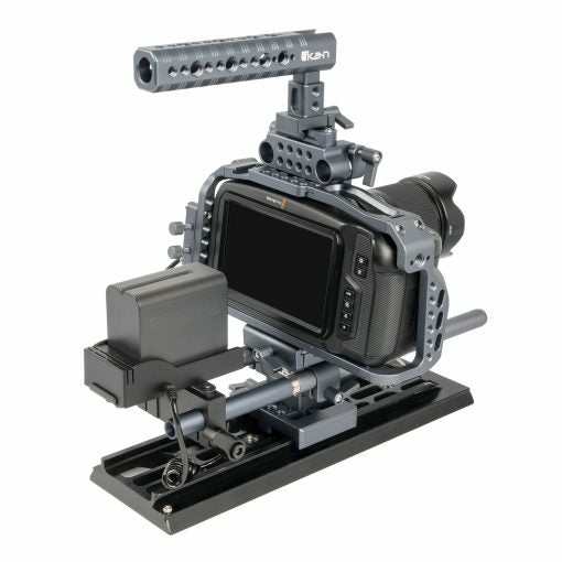 ikan BMPCC4K6K-PWR-2RD-S camera mounting accessory Battery plate