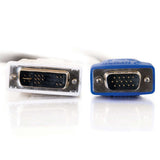 C2G 6.6ft (2m) DVI Male to HD15 VGA Male Video Cable