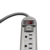 C2G 6-Outlet Power Strip with Surge Suppressor