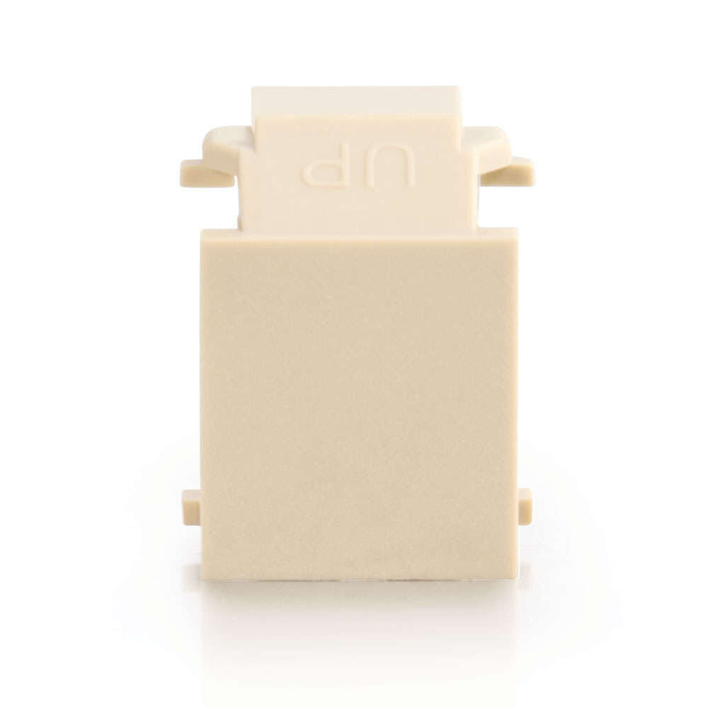 C2G Snap-In Blank Keystone Insert Module - Ivory