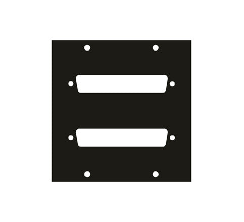 Middle Atlantic Products 2DB37 socket-outlet VGA Black