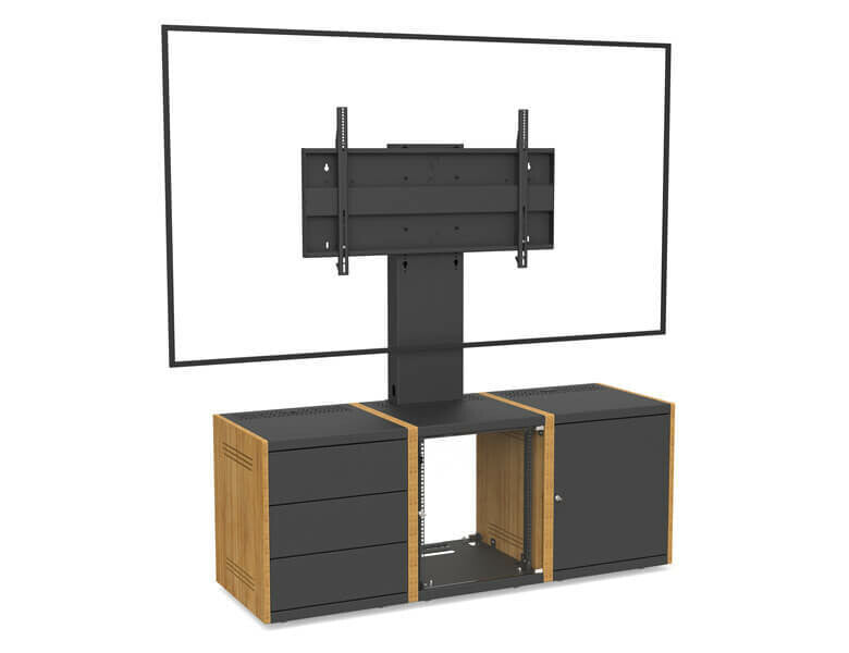 AXEOS LUXA_COLUMN_98 signage display mount 2.49 m (98") Black