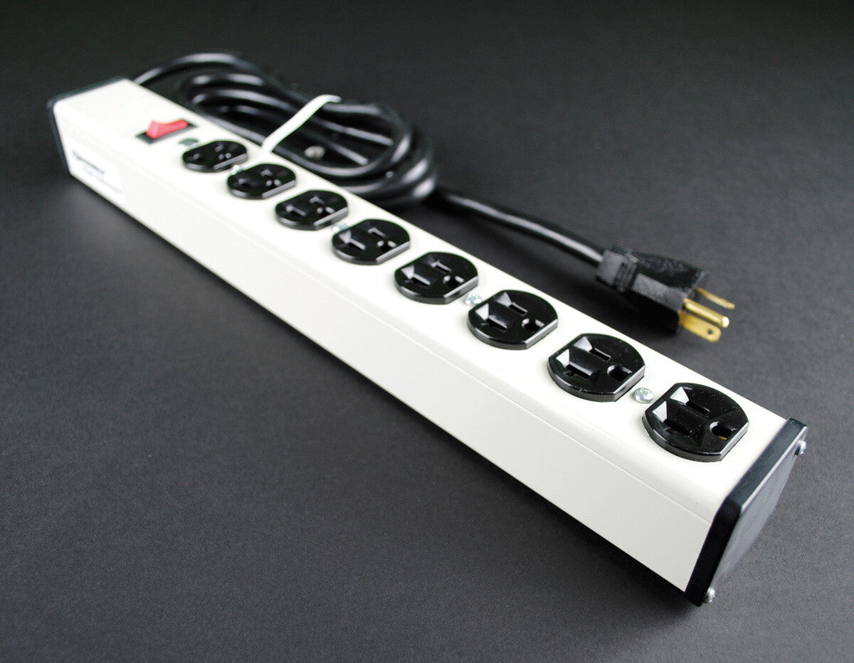 WIREMOLD ULB820-6 power extension 1.8 m 8 AC outlet(s) Indoor Black, White