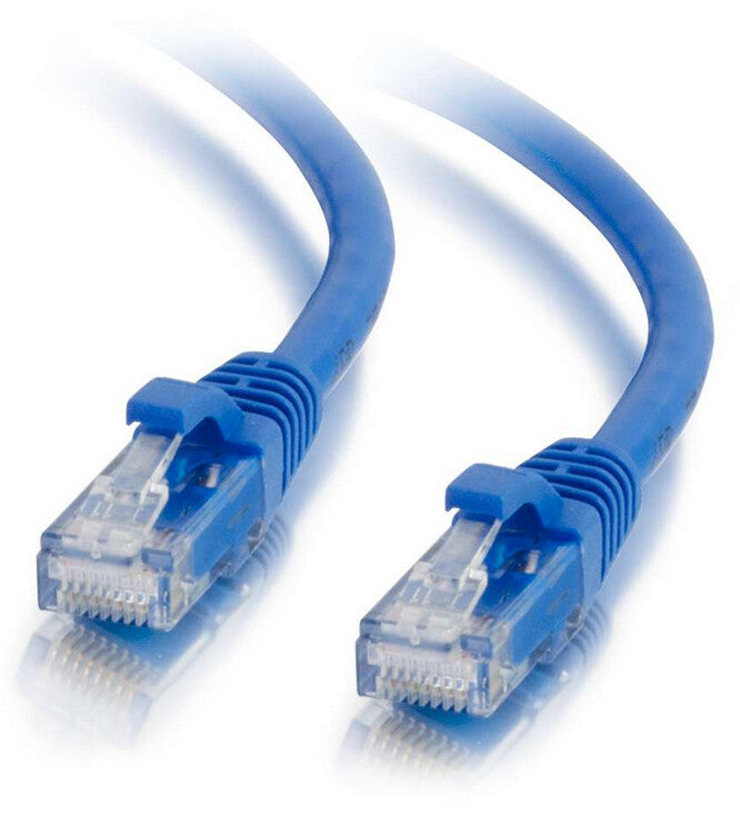 C2G 6" Cat6a UTP networking cable Blue 0.15 m U/UTP (UTP)
