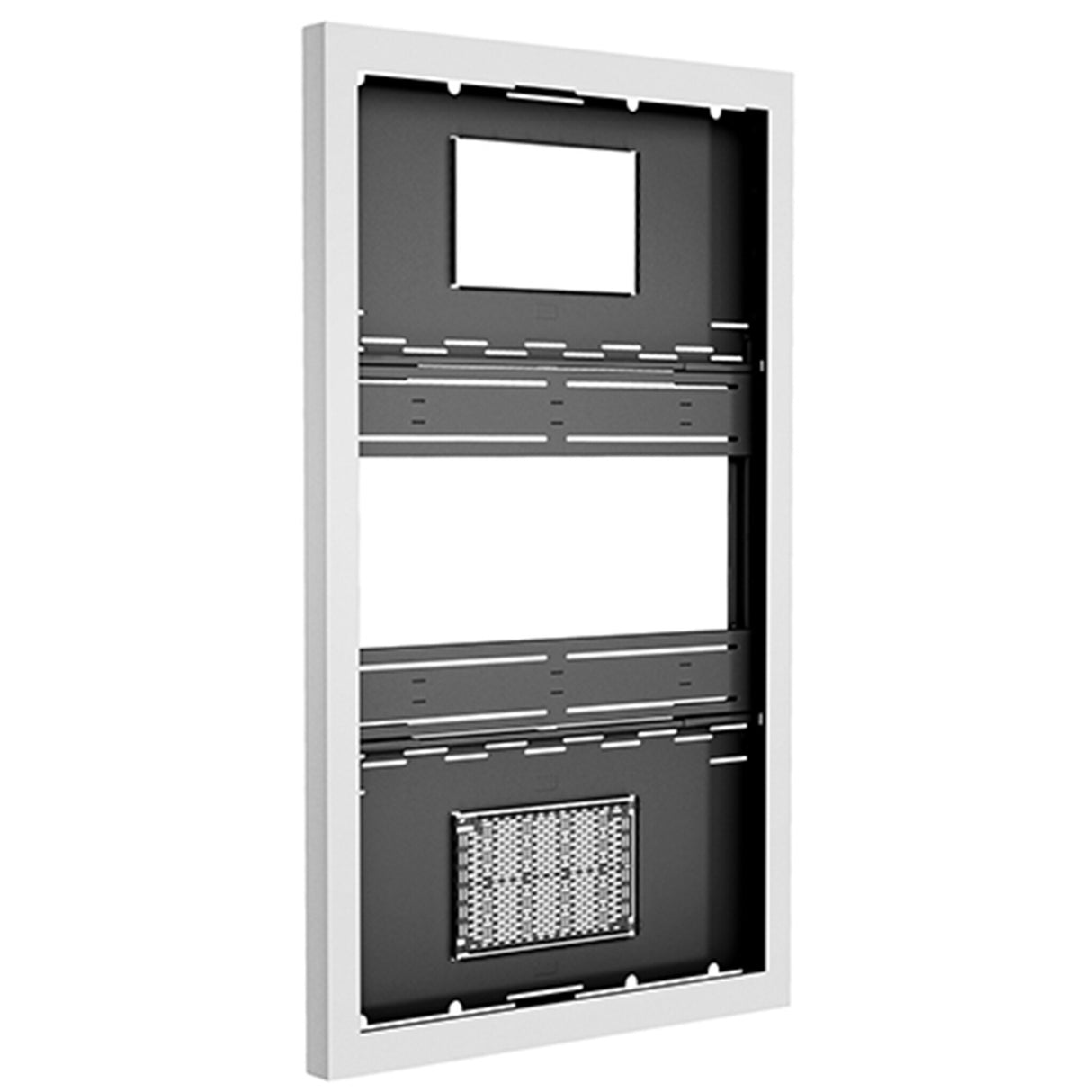 Chief ImpactTM On-Wall Kiosk - Portrait 75 Inch White