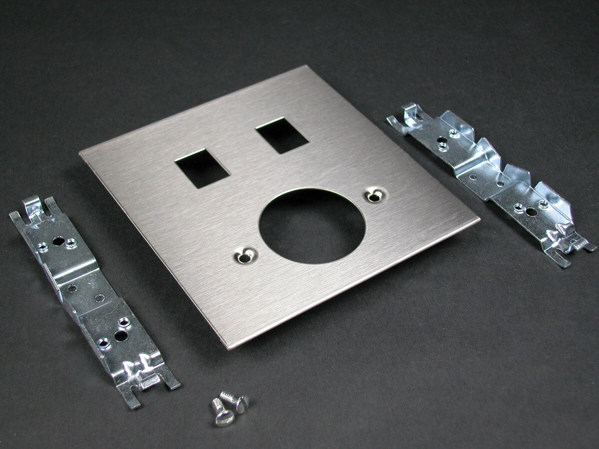 WIREMOLD CS4046JRJ wall plate/switch cover Stainless steel