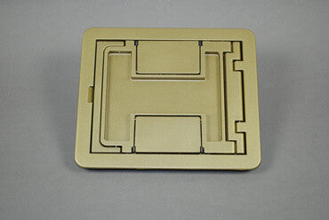 WIREMOLD FPBTCGY cable trunking system accessory Blank cover assembly