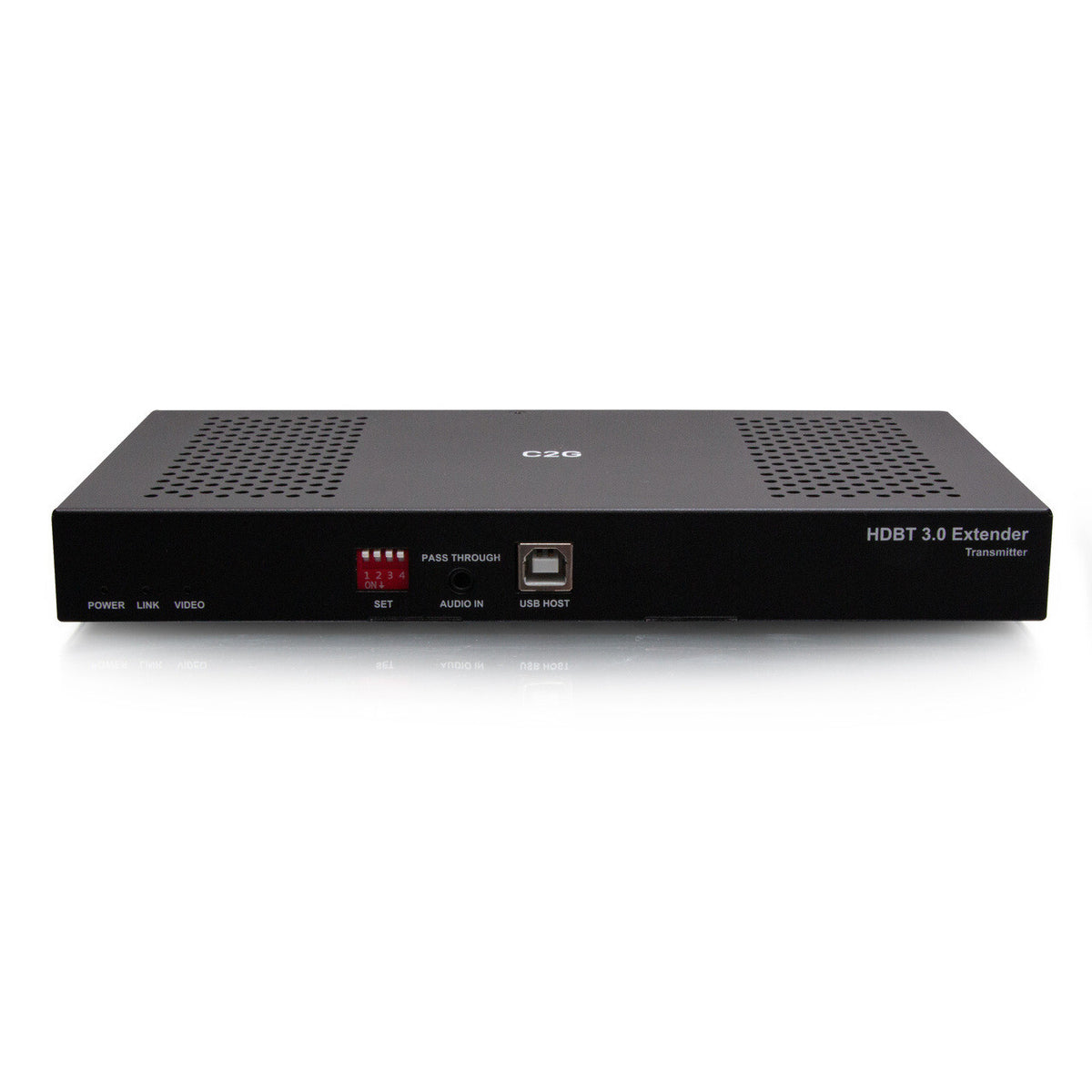 C2G HDMI HDBaseT + USB-B to A + RS232 Over Cat Extender Box TX to Box RX (18Gbps) 4K 60Hz up to 328ft
