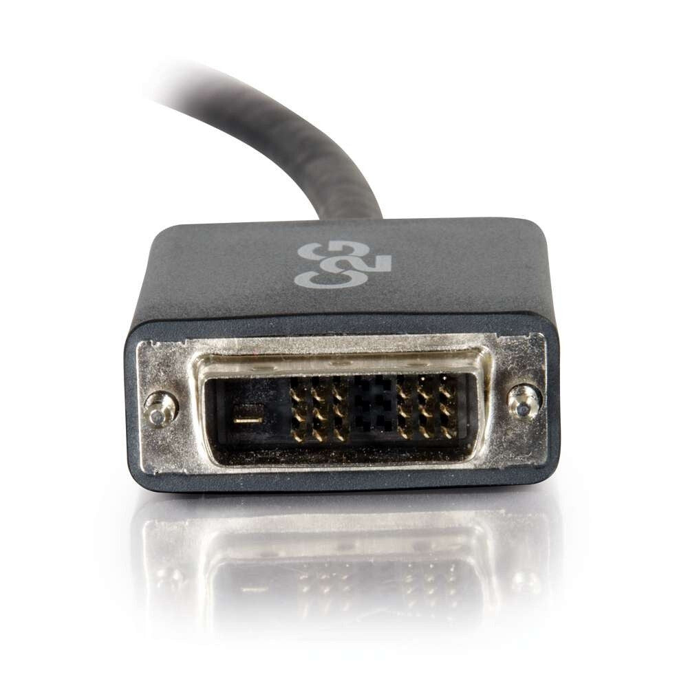 C2G 6ft (1.8m) DisplayPortTM Male to Single Link DVI-D Male Adapter Cable - Black