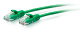 C2G 7.6m Cat6a Snagless Unshielded (UTP) Slim Ethernet Patch Cable - Green