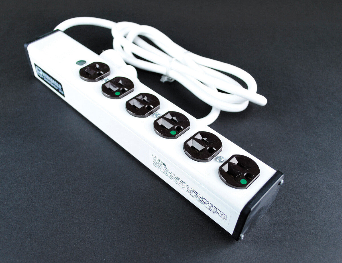 WIREMOLD ULBH6-15 power extension 4.57 m 6 AC outlet(s) Indoor White