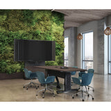 Middle Atlantic ForumTM Free-Standing 48" (2-Bay) Display Stand for (1) 56" to 65" Display, Dark Finish