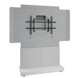 Middle Atlantic ForumTM Free-Standing 48" (2-Bay) Display Stand for (1) 66" to 75" Display, Light Finish