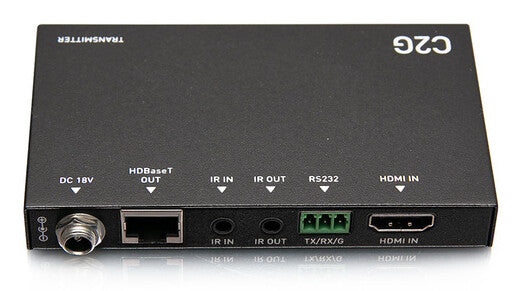 C2G HDMI® Ultra-Slim HDBaseT + RS232 and IR over Cat Extender Box Transmitter - 4K 60Hz