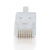 C2G RJ45 Cat5 8x8 Modular Plug for Flat Stranded Cable Multipack - 25 Pack