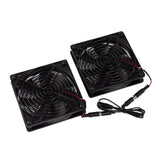 Middle Atlantic 101mm DC Fan Kit with (2) Fans, 138CFM for the European Union