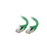 C2G 15ft (4.6m) Cat6A Snagless Shielded (STP) Ethernet Network Patch Cable - Green