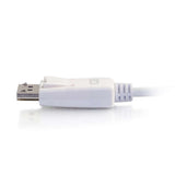 C2G 9ft (2.7m) USB-C® to DisplayPortTM Adapter Cable - 4K 30Hz - White